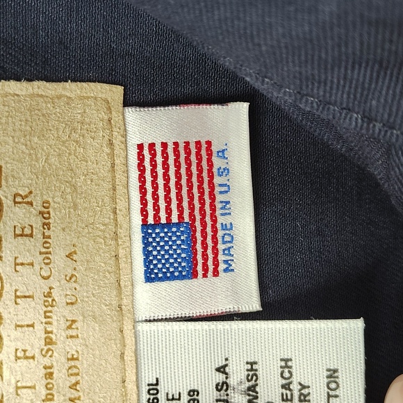 Schaefer Outfitters Pearl Snap Down Size XL navy Western Long Sleeve Shirt USA - Picture 8 of 11